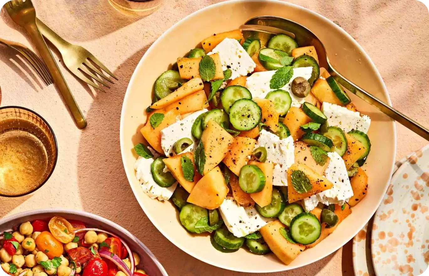 Gourmet salads section preview