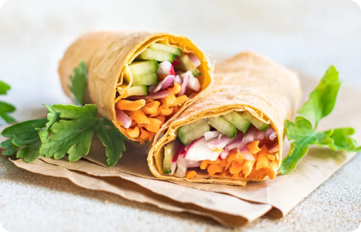 Millet wraps and bowls section preview